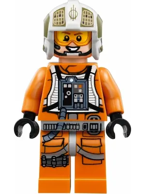 SW0932:  Rebel Pilot Y-wing (Jon 'Dutch' Vander, Gold Leader) - Printed Legs, Headset