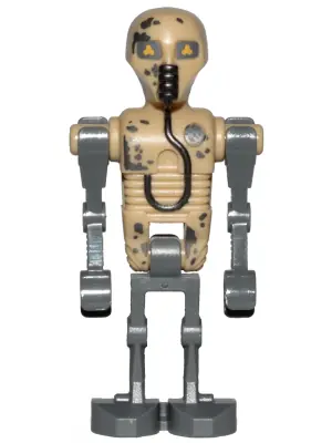 SW0936:  2-1B Medical Droid - Dotted Badge and Peeling Paint Pattern (Tan)