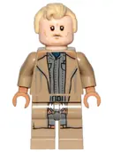 Minifigurka: SW0941:  Tobias Beckett - Dark Tan Coat, Tan Hair