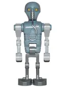 Minifigurka: SW0956:  2-1B Medical Droid - Dotted Badge Pattern (Sand Blue), Dark Bluish Gray Legs