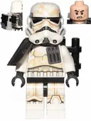 Minifigurka: SW0960:  Sandtrooper (Enlisted) - Black Pauldron, Ammo Pouch, Dirt Stains, Survival Backpack