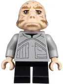 Minifigurka: SW0970:  Ugnaught - Light Bluish Gray Shirt, Black Short Legs
