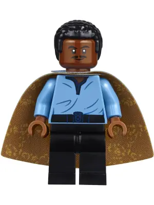 SW0973:  Lando Calrissian, Cloud City Outfit (Coiled Texture Hair)
