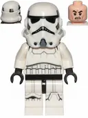 Minifigurka: SW0997B:  Imperial Stormtrooper - Male, Dual Molded Helmet with Light Bluish Gray Panels on Back, Light Nougat Head, Scowl