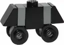 Minifigurka: SW1004:  Mouse Droid (MSE-6-series Repair Droid) - Black / Dark Bluish Gray, Open Stud Wheels