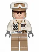 Minifigurka: SW1015:  Hoth Rebel Trooper White Uniform, Dark Tan Legs (Frown)
