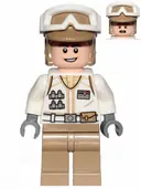 Minifigurka: SW1016:  Hoth Rebel Trooper White Uniform, Dark Tan Legs (Open Mouth Smile)