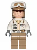 Minifigurka: SW1026:  Hoth Rebel Trooper White Uniform, Dark Tan Legs, Backpack (Cheek Lines)