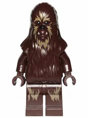 SW1028:  Wookiee Warrior - Dark Brown with Dark Tan Fur, Printed Legs