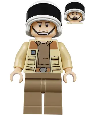 SW1035:  Captain Antilles - Dark Tan Shirt, Small Rank Badge