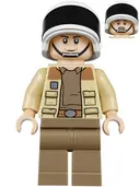 Minifigurka: SW1035:  Captain Antilles - Dark Tan Shirt, Small Rank Badge