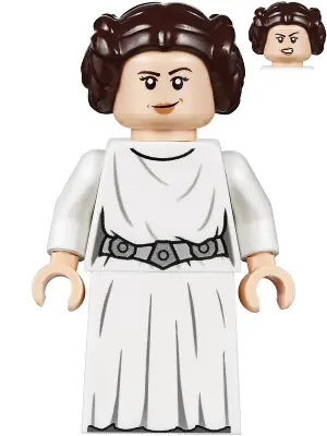 SW1036:  Princess Leia - White Dress, Detailed Belt with 3 Emblems, Skirt