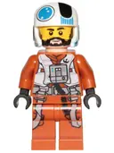 Minifigurka: SW1047:  Temmin 'Snap' Wexley - Medium Nougat Lines Under Eyes and Chin