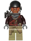 Minifigurka: SW1060:  Klatooinian Raider - Aviator Helmet, Shoulder Pad with Spikes