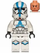 Minifigurka: SW1094:  Clone Trooper, 501st Legion (Phase 2) - White Arms, Nougat Head