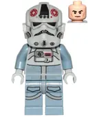 Minifigurka: SW1104:  AT-AT Driver - Dark Red Imperial Logo, Cheek Lines, Frown