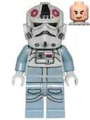 Minifigurka: SW1105:  AT-AT Driver - Dark Red Imperial Logo, Cheek Lines, Smile