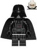Minifigurka: SW1106:  Darth Vader - Printed Arms, Spongy Cape, White Head with Smile