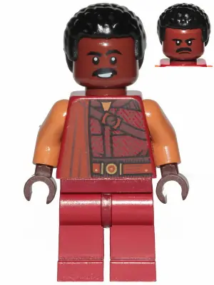SW1114:  Greef Karga - Dark Red, Plain Legs, Moustache