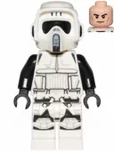Minifigurka: SW1116:  Imperial Scout Trooper - Male, Dual Molded Helmet, Light Nougat Head, Cheek Lines