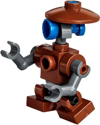 SW1119:  Pit Droid - Dark Bluish Gray Skeleton Arms