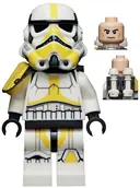 Minifigurka: SW1157:  Imperial Artillery Stormtrooper - Male, Light Nougat Head, Cheek Lines