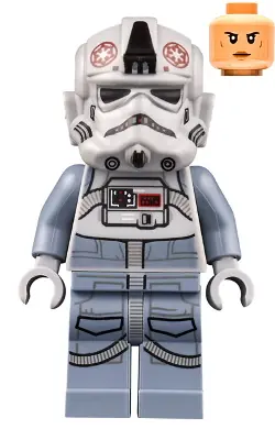 SW1176:  AT-AT Driver - Dark Red Imperial Logo, Female