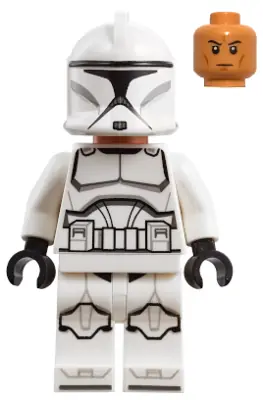 SW1189:  Clone Trooper (Phase 1) - Nougat Head, Printed Legs and Boots