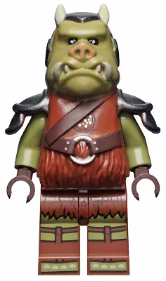 SW1196:  Gamorrean Guard - Olive Green, Reddish Brown Legs