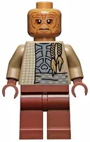 Minifigurka: SW1197:  Weequay Guard (Reddish Brown Legs)