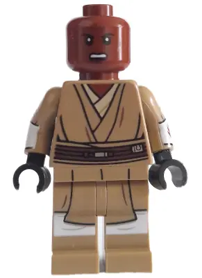 SW1205:  Mace Windu (Dark Tan Legs, Open Mouth, Printed Arms)