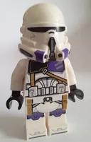 Minifigurka: SW1206:  Clone Trooper Commander, 187th Legion (Phase 2) - Nougat Head