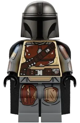 SW1242:  The Mandalorian / Din Djarin / 'Mando' - Brown Durasteel Armor, Printed Arms