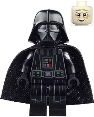SW1249:  Darth Vader - Printed Arms, Spongy Cape, White Head with Frown