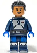 Minifigurka: SW1259:  Mandalorian Fleet Commander - Hair