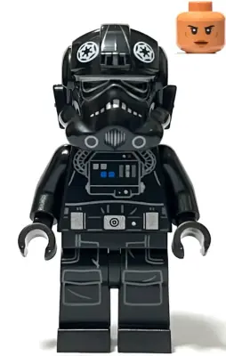 SW1260:  Imperial TIE Fighter / Interceptor Pilot - Female, Nougat Head
