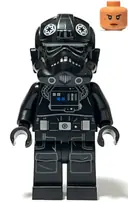 Minifigurka: SW1260:  Imperial TIE Fighter / Interceptor Pilot - Female, Nougat Head