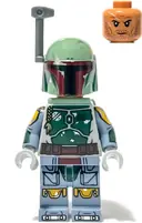 Minifigurka: SW1274:  Boba Fett - Helmet, Jet Pack, Printed Arms and Legs, Rangefinder