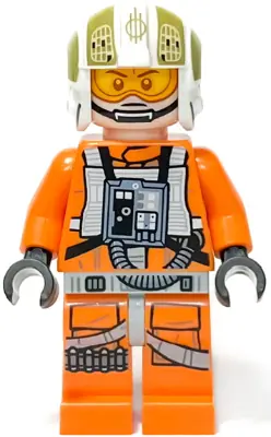 SW1279:  Rebel Pilot Y-wing (Jon 'Dutch' Vander, Gold Leader) - Printed Legs