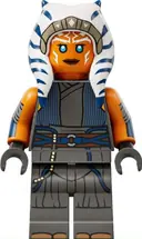 Minifigurka: SW1300:  Ahsoka Tano (Adult) - Pearl Dark Gray Robe, Printed Arms