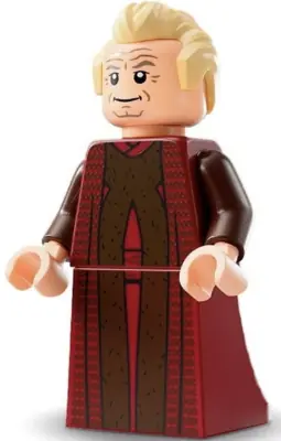 SW1306:  Chancellor Palpatine - Dark Red Outfit, Skirt, Tan Hair