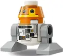 Minifigurka: SW1308:  Astromech Droid, C1-10P (Chopper) - White Body