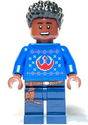 SW1318:  Finn - Holiday Sweater, Dark Blue Legs with Holster