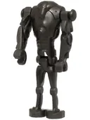Minifigurka: SW1321:  Super Battle Droid - Pearl Dark Gray, Narrow Head, Chest Light Indent