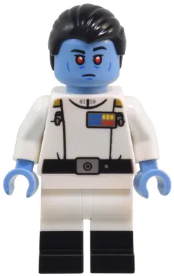 SW1356:  Grand Admiral Thrawn - Medium Blue Skin
