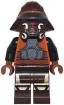Minifigurka: SW1369:  Lando Calrissian - Skiff Guard, Dark Brown Printed Legs