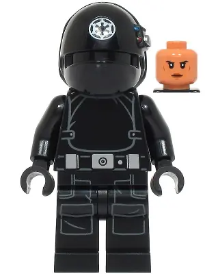 SW1376:  Imperial Gunner - Helmet with White Imperial Logo, Nougat Head