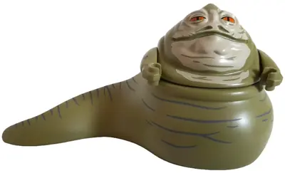 SW1388:  Jabba the Hutt - Olive Green, Tan Face, Dark Bluish Gray Wrinkles