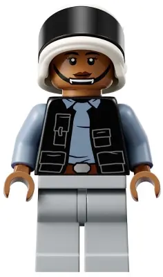 SW1392:  Rebel Fleet Trooper - Female, Vest with Pockets, Black Neck