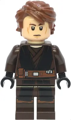 SW1398:  Anakin Skywalker - Dark Brown and Black Robe, Black Hands